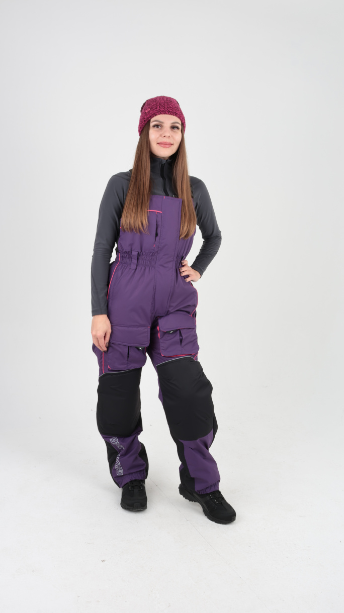 Камчатка МАГМА женский костюм для рыбалки GRAYLING зимний, фиолетовый