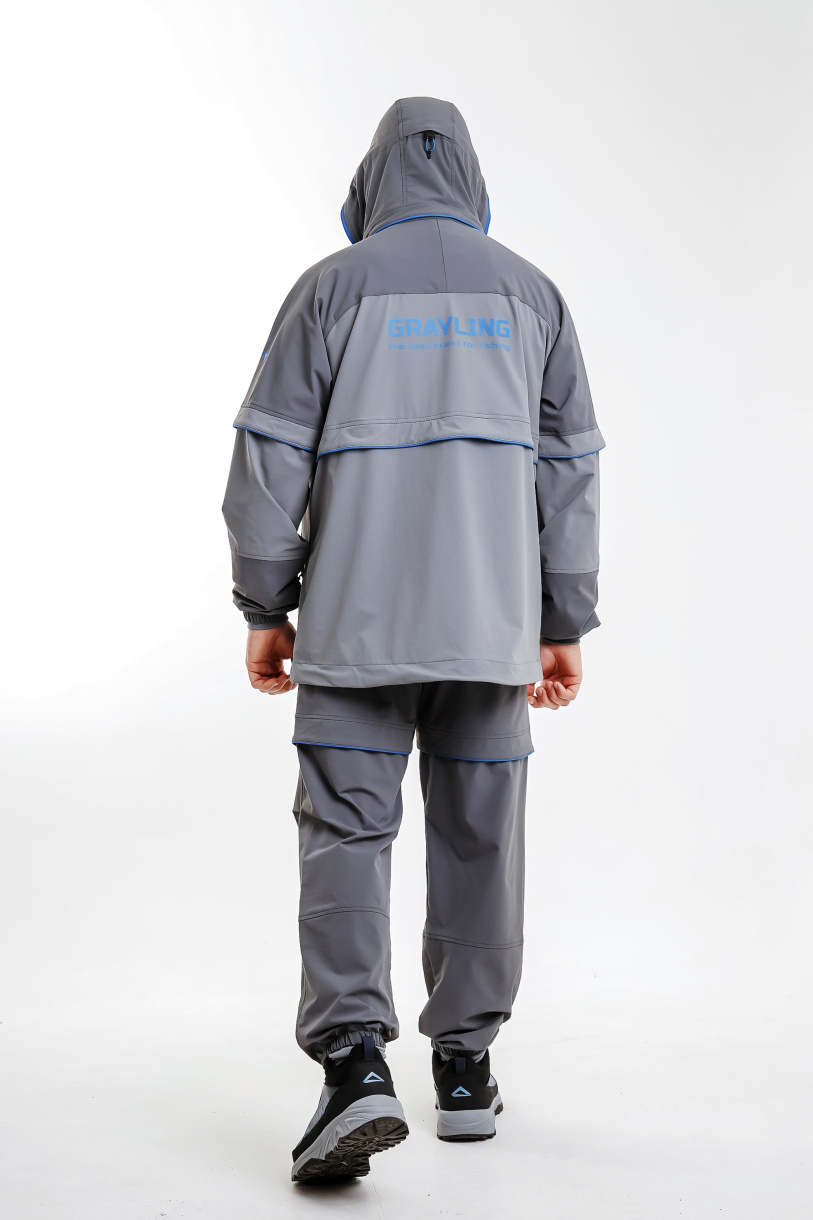 Тобол костюм ПЭ для рыбалки GRAYLING, т.серый-серый