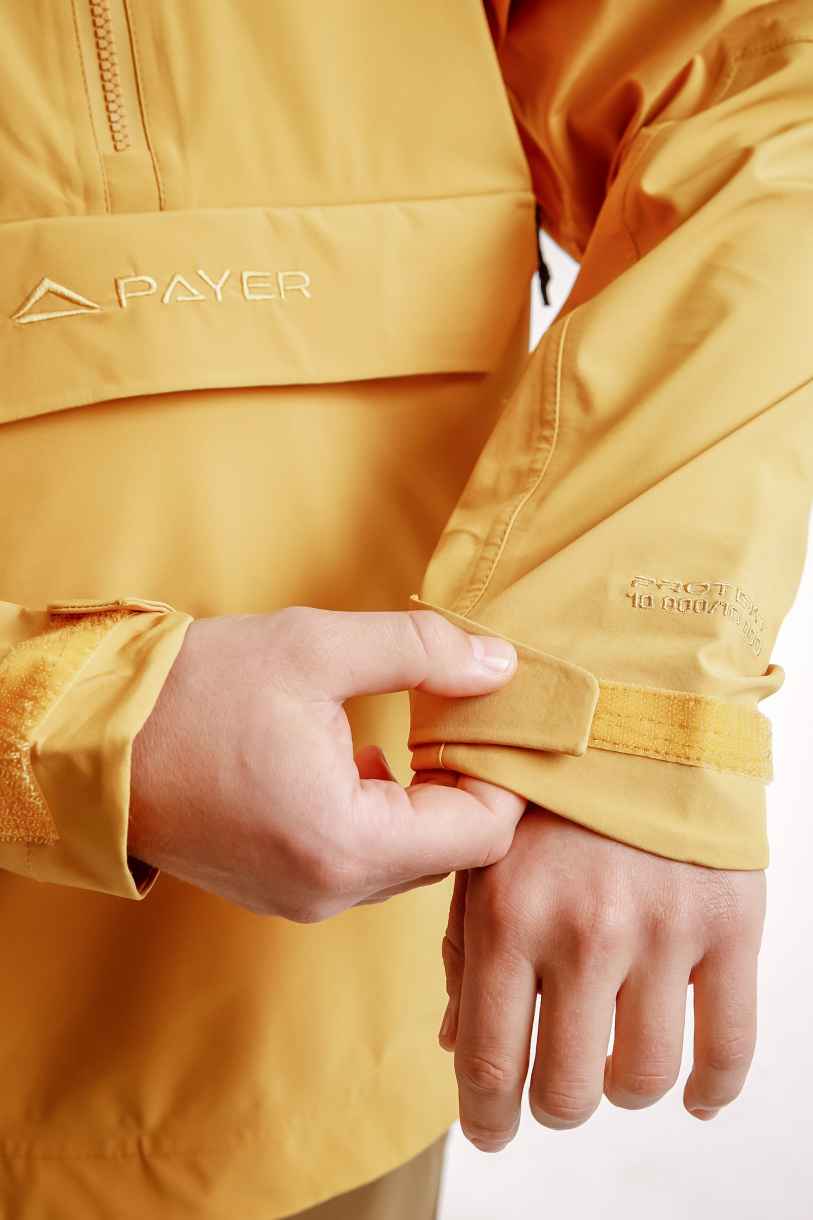 Вест костюм PAYER, софтшелл, демисезонный, горчица-хаки
