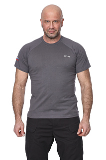 Футболка "Mini Logo T-Shirt"(Мини лого) (хлопок, серый) 7TS-04GR Футболка "Mini Logo T-Shirt"(Мини лого) (хлопок, серый) 7TS-04GR