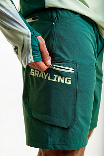 Шорты быстросохнущие GRAYLING Rooster (Рустер) зеленый GSHR-GR