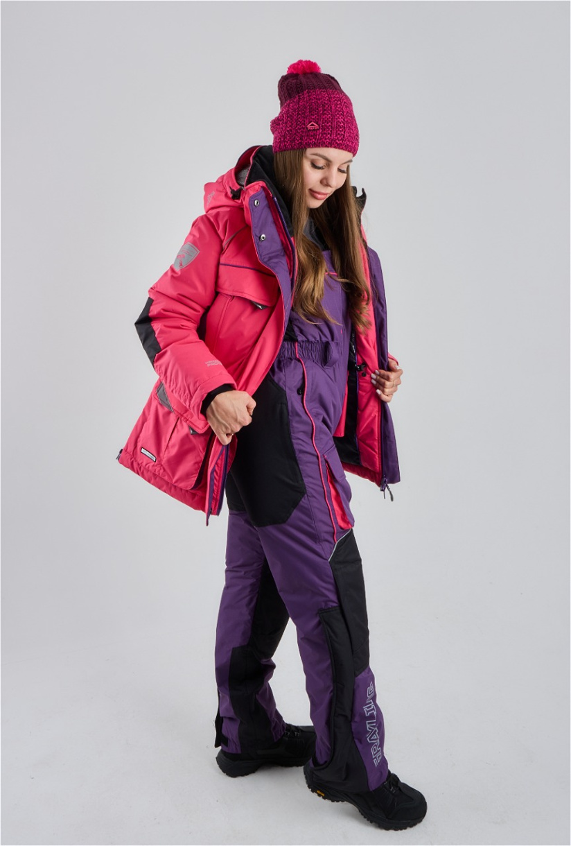Камчатка МАГМА женский костюм для рыбалки GRAYLING зимний, фуксия